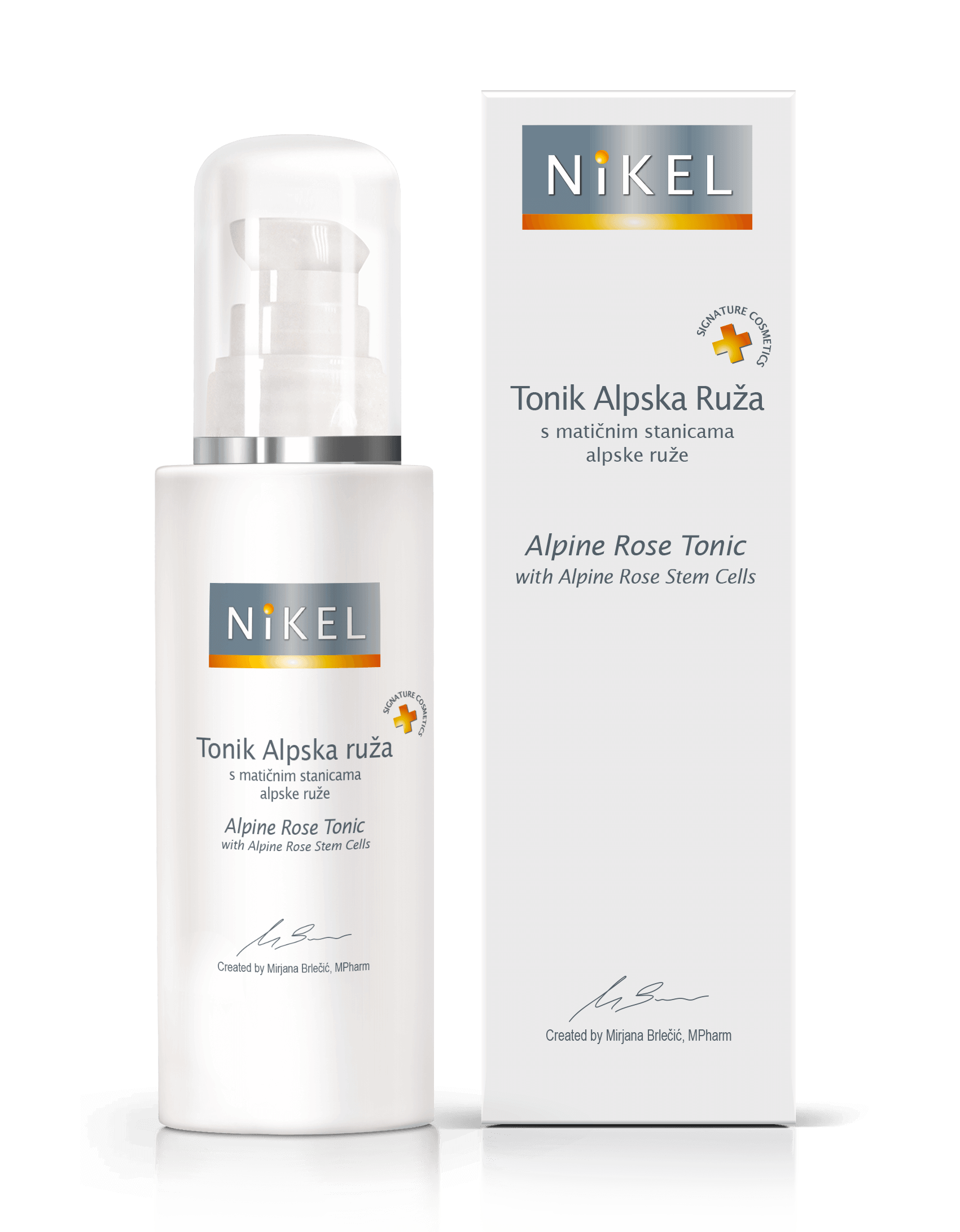 Tonik za lice s maticnim stanicama alpske ruže - NiKEL INOVACIJA