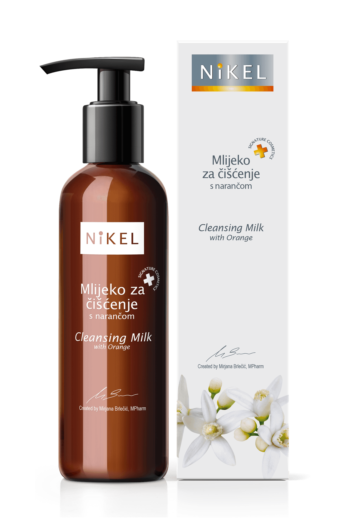 Mlijeko za cišcenje lica s narancom - Nikel kozmetika