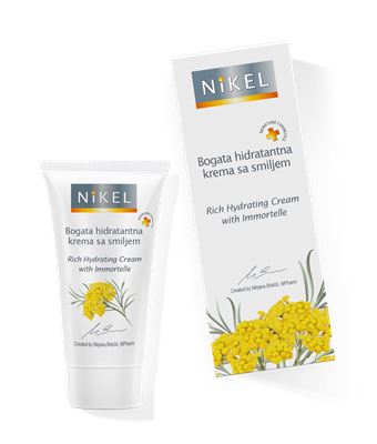 Bogata hidratantna krema sa smiljem - Nikel kozmetika